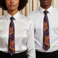 Chromatic Feline Necktie