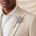 Pearl Blossom Wedding Boutonniere