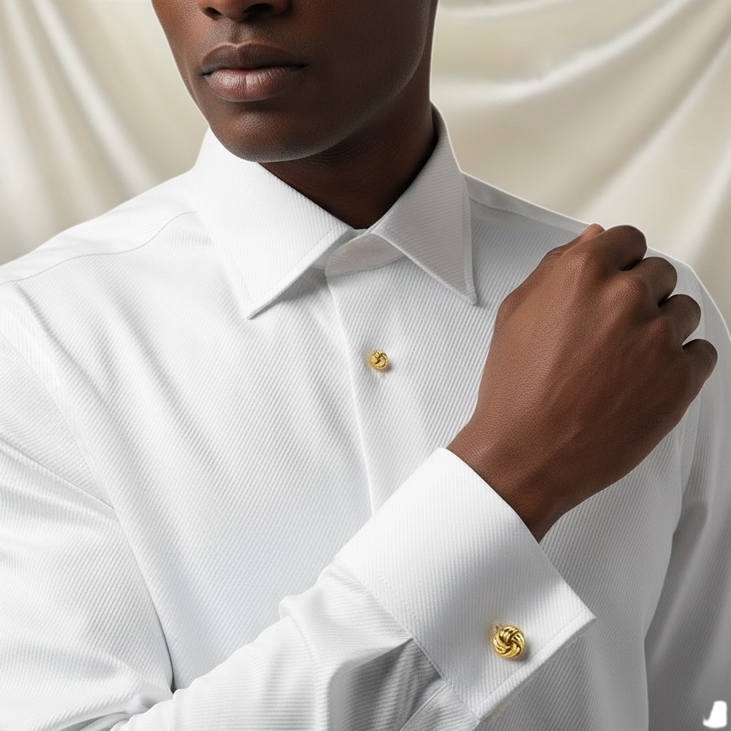 Imperial Knot Cufflinks & Shirt Stud Set