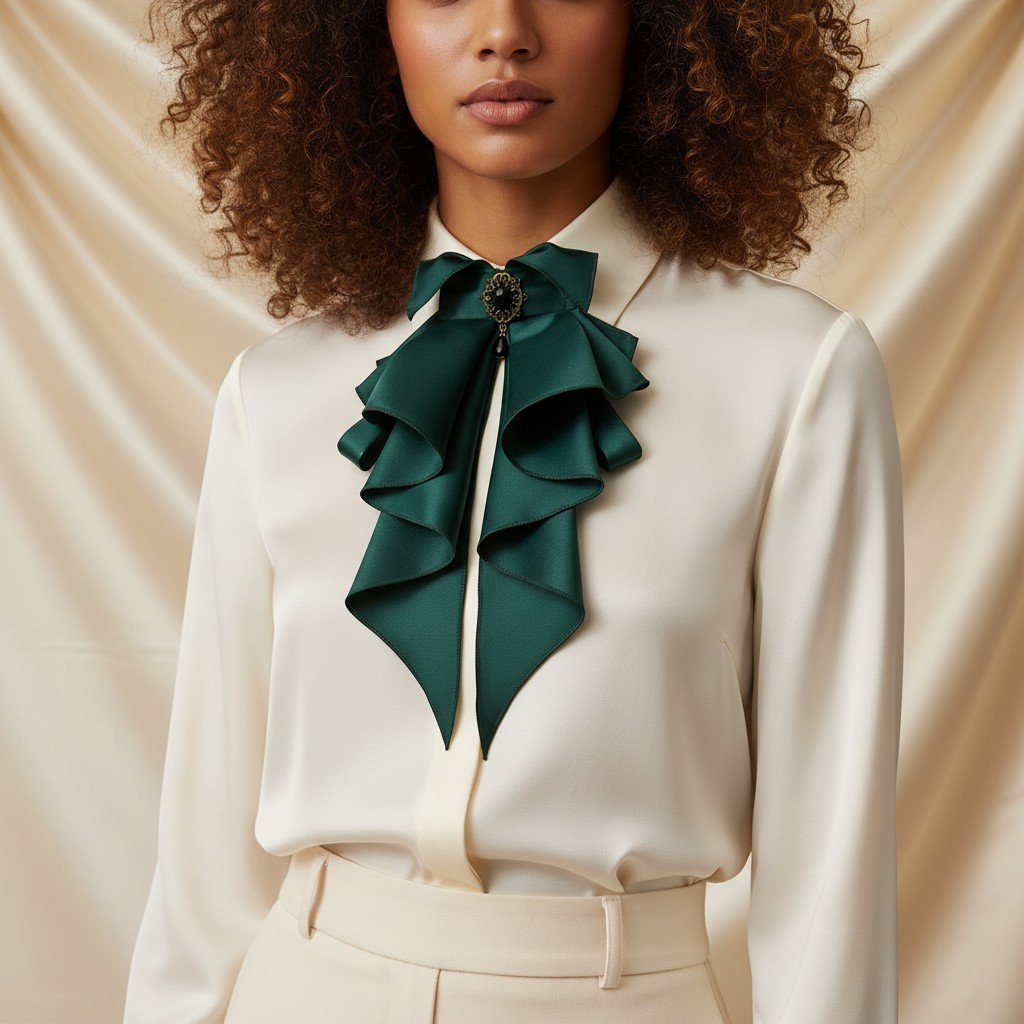 Victorian Ruffle Detachable Collar