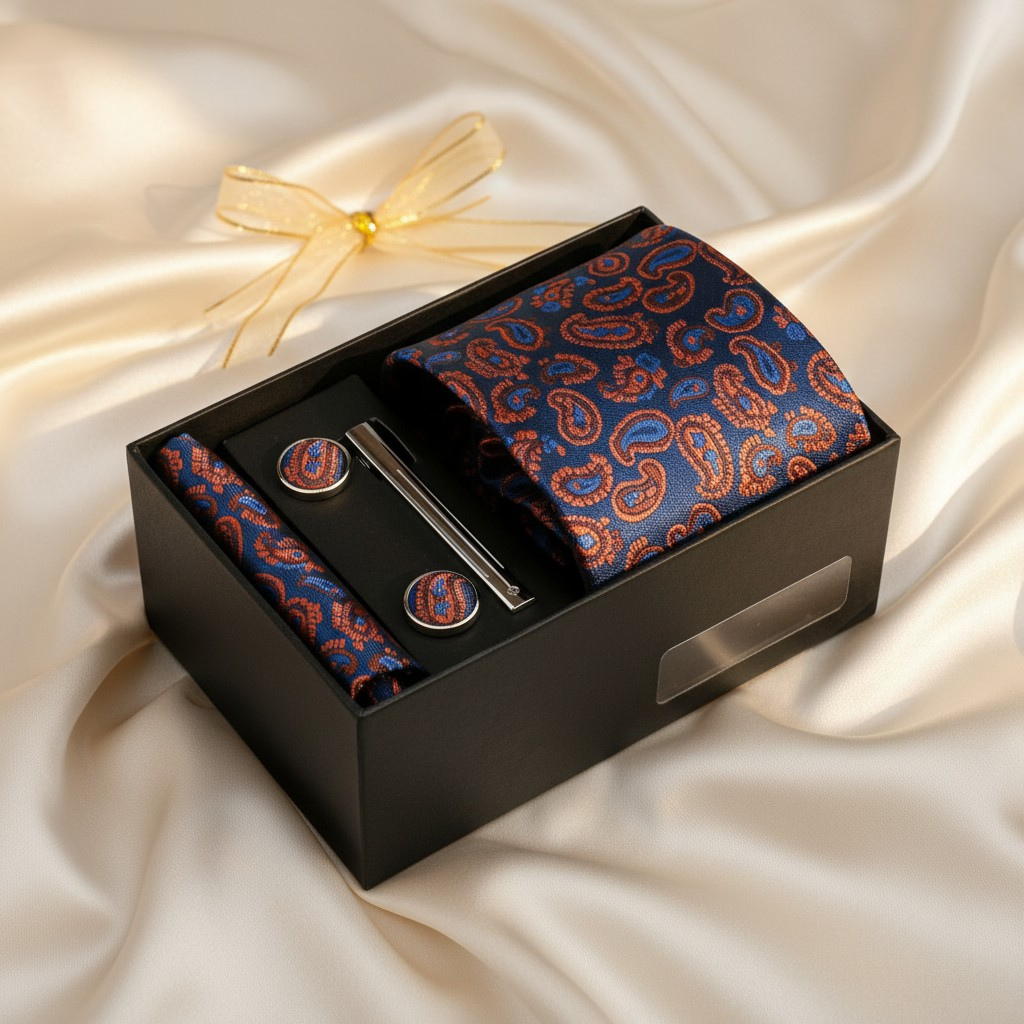 Royal Paisley Tie Gift Set