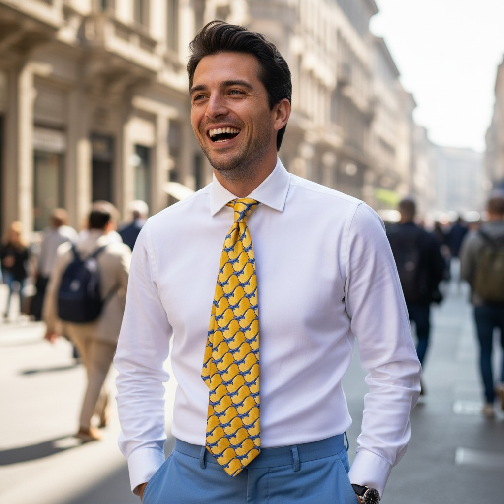 Golden Gecko Tie