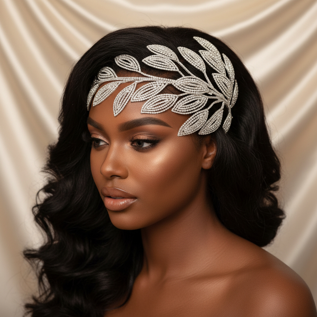 Crystal Leaf Bridal Hair Comb