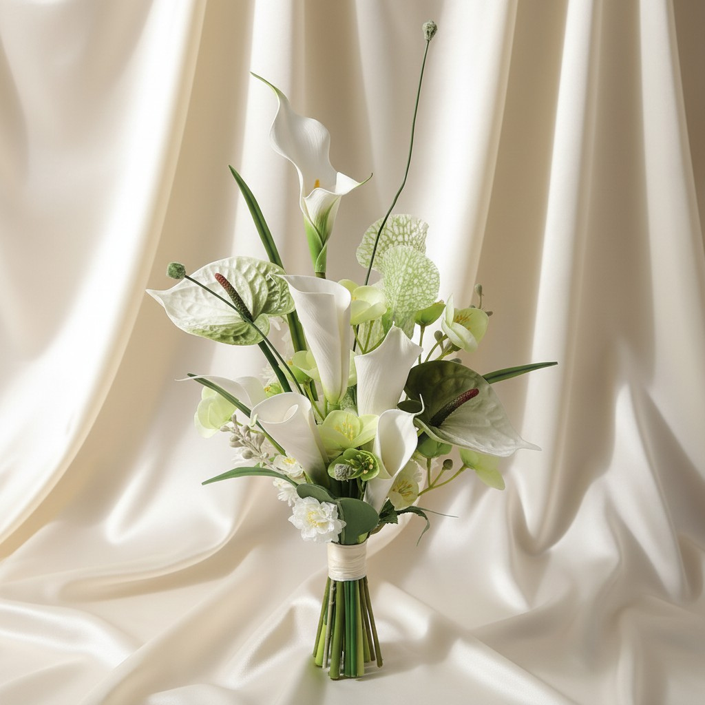 White Calla Lily Bridal Bouquet