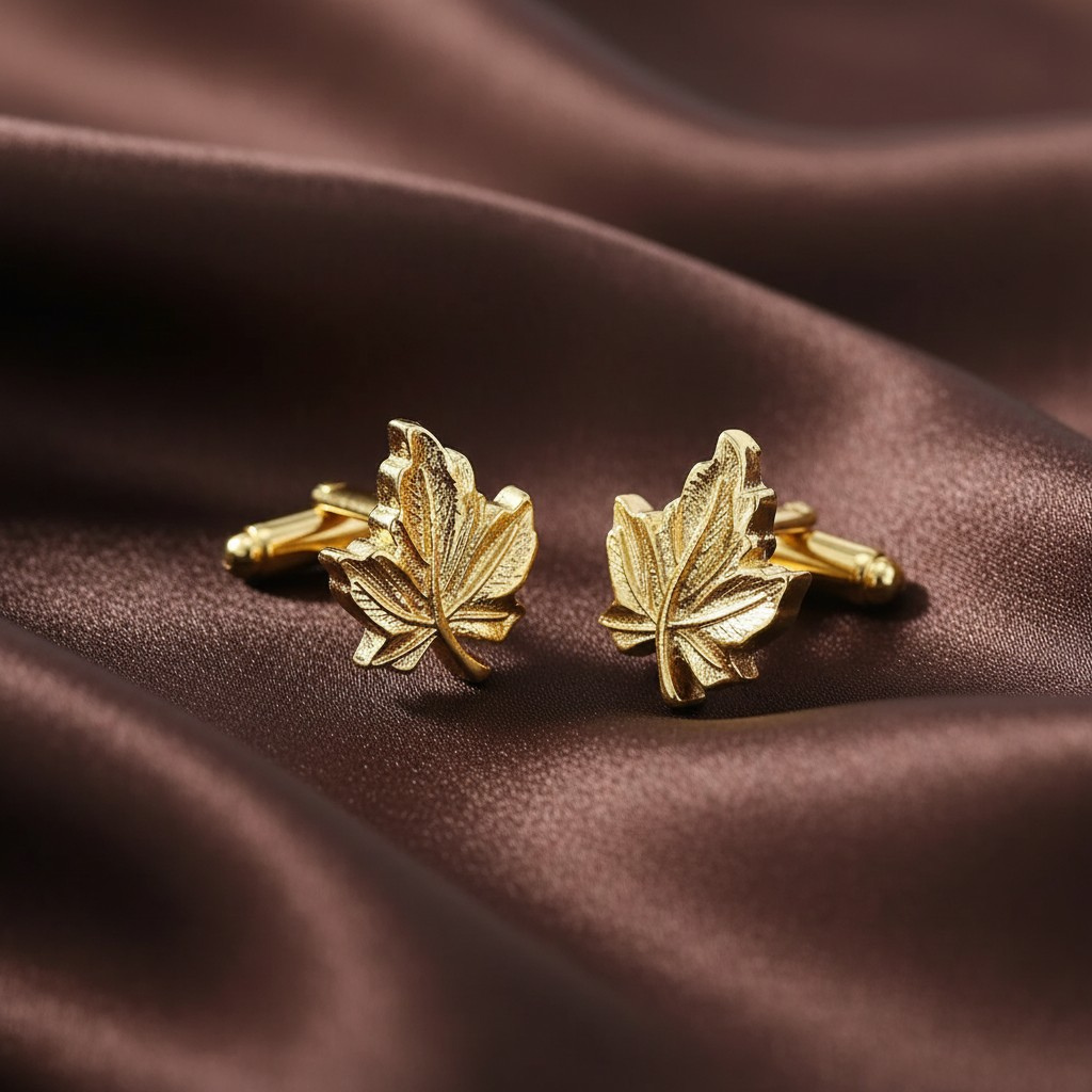 Maple Leaf Cufflinks