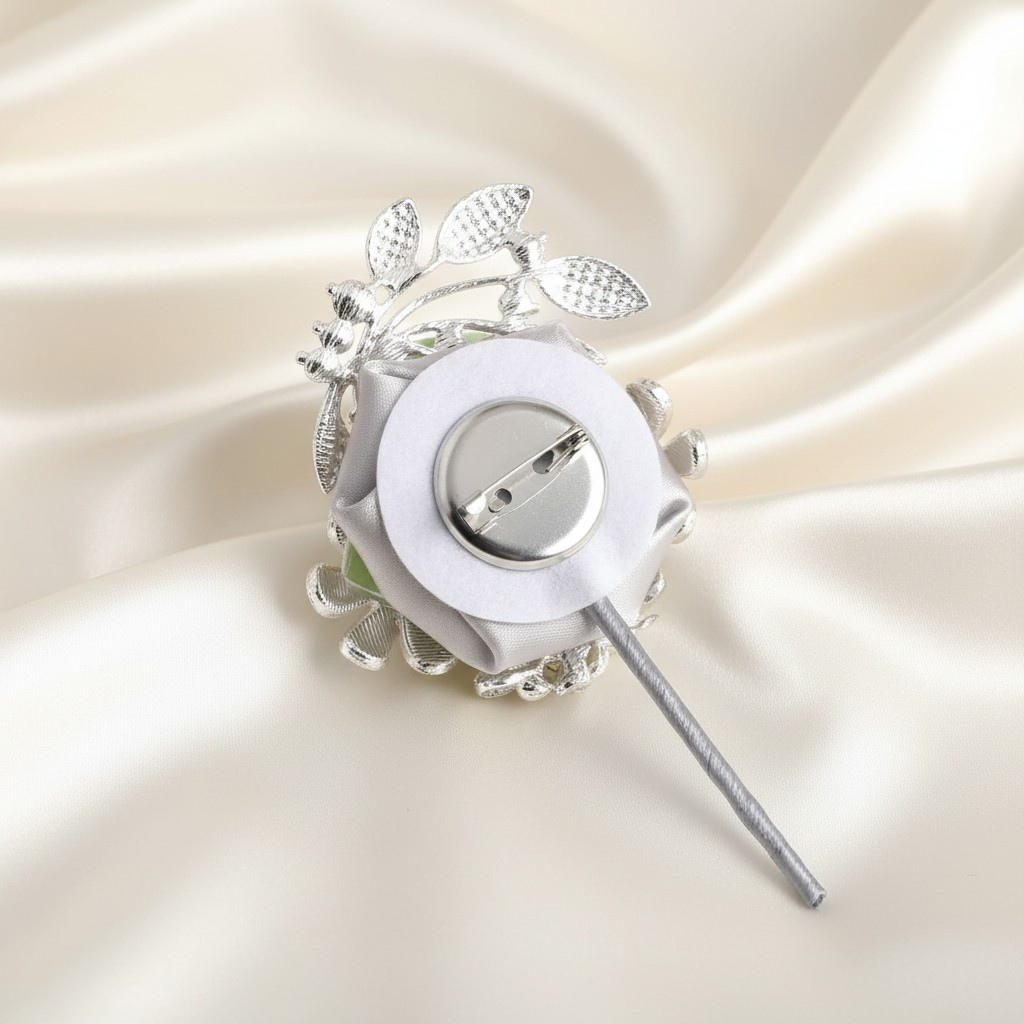 Pearl Blossom Wedding Boutonniere