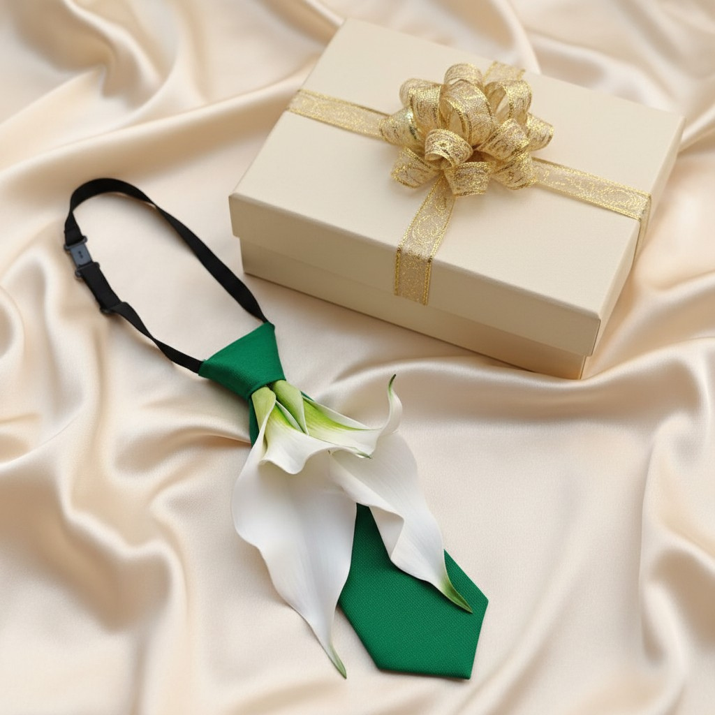 Calla Lily Statement Necktie