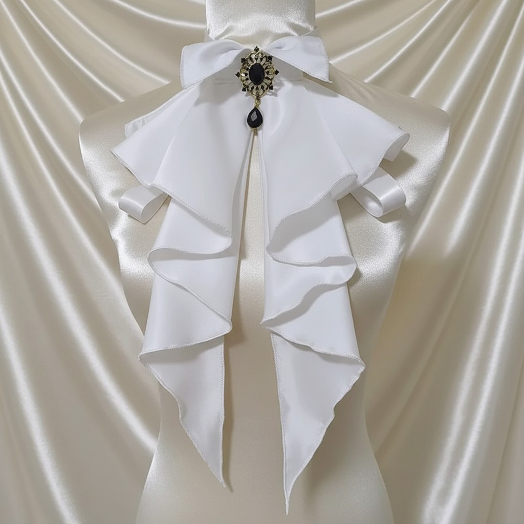 Victorian Ruffle Detachable Collar