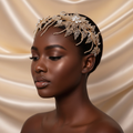 Golden Leaf Bridal Headpiece