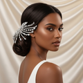 Starlight Cascade Crystal Hair Comb