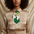 Calla Lily Statement Necktie